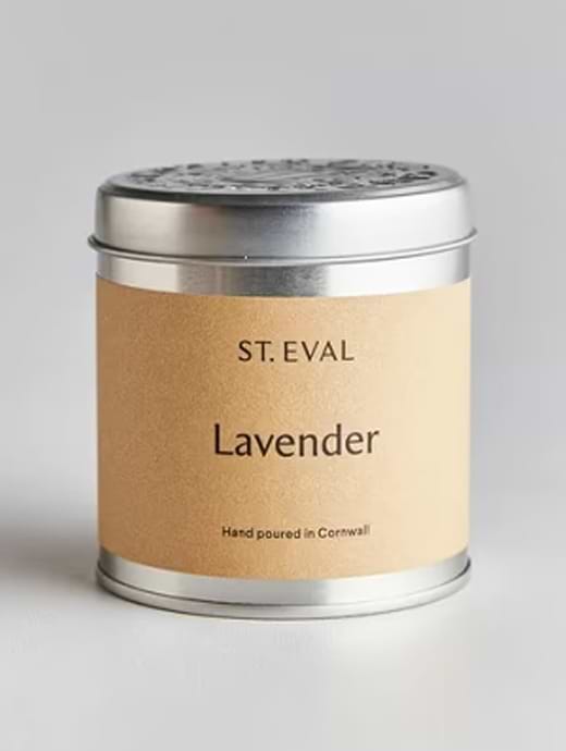 St Eval Scented Tin Candle Lavender