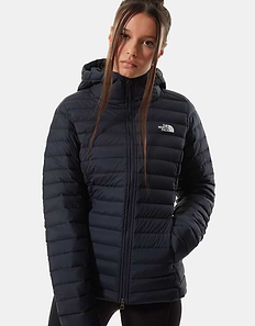 The north face women's stretch sales down hoodie