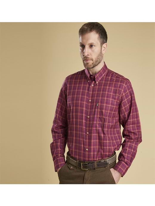 Barbour sporting tattersall shirt deals