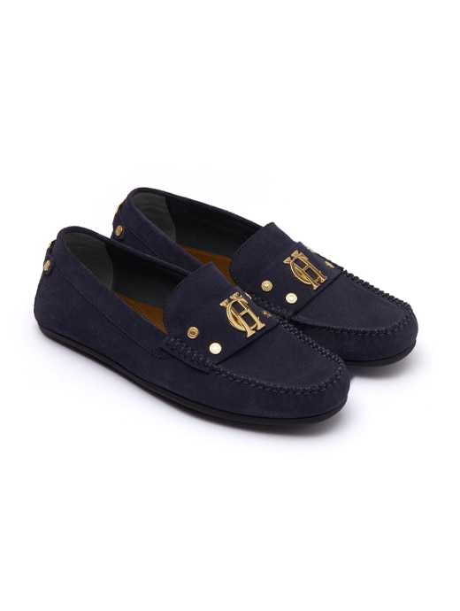 Holland Cooper The Driving Loafer Navy