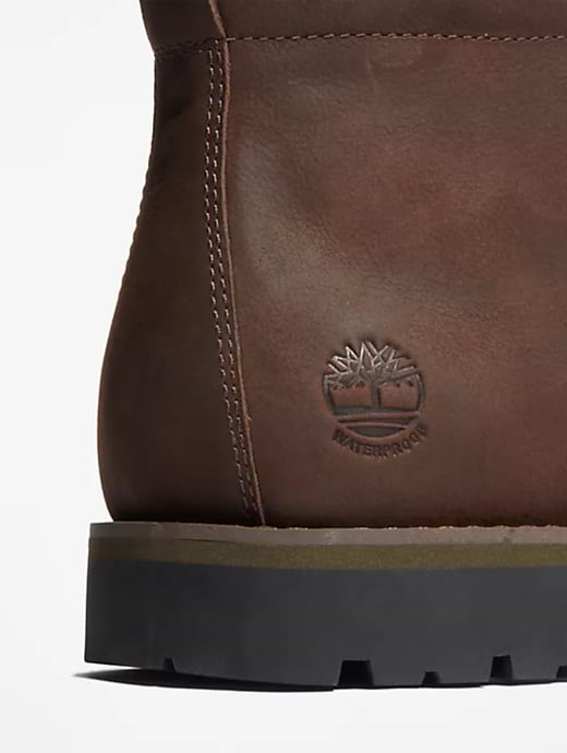 Timberland Men s Aldenbrook Waterproof Zip Boot Medium Dark Brown