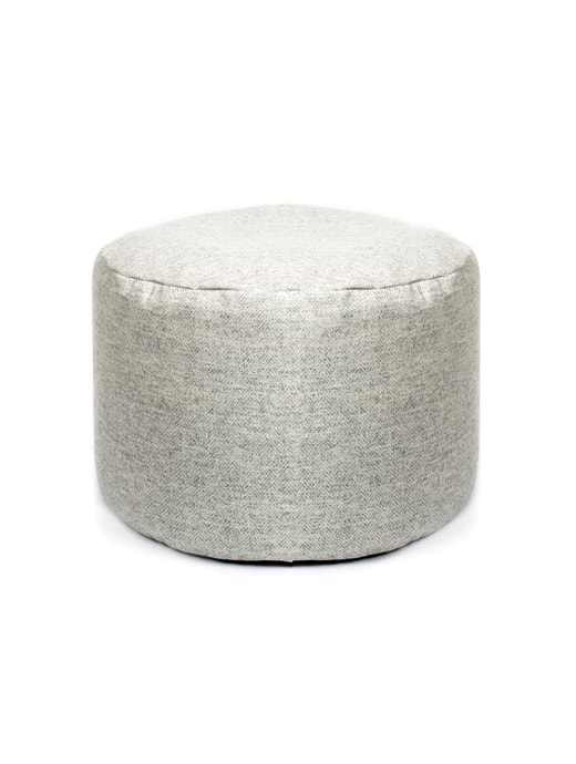 Tweed pouf hotsell