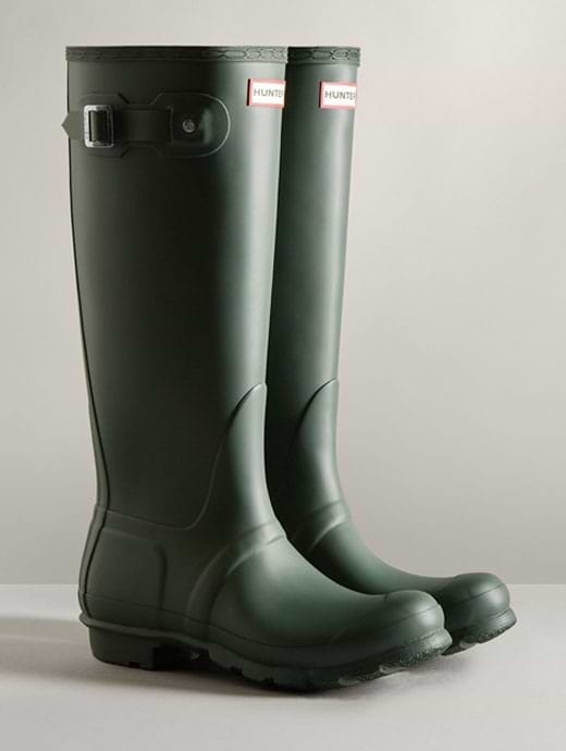 Olive cheap hunter boots
