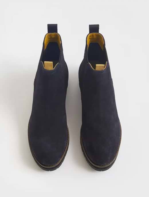 White Stuff Women s Esme Chunky Chelsea Boot Dark Navy