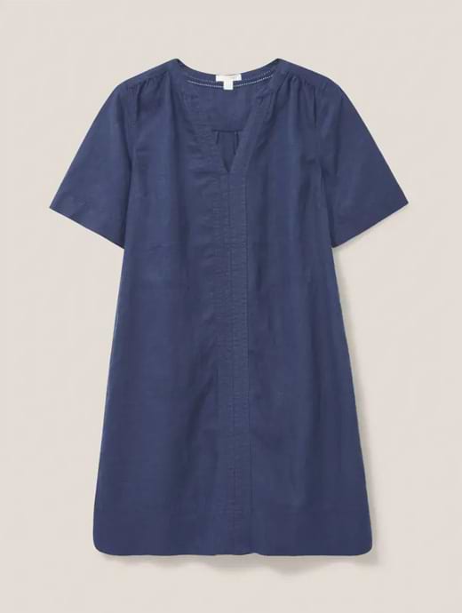 Linen shift top