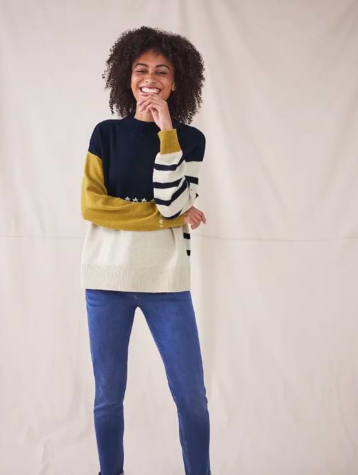 White stuff star jumper online