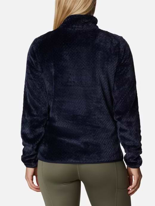 Columbia Women's Fire Side Quarter Zip Sherpa Fleece Dark Nocturnal