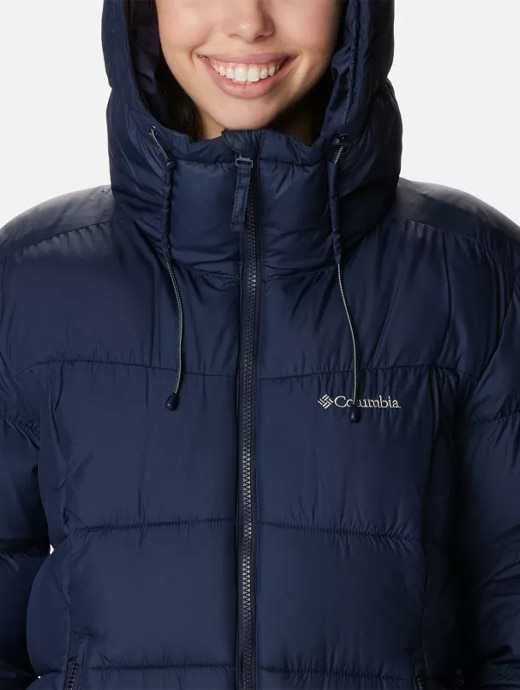 Columbia Women s Pike Lake II Hooded Puffer Jacket Dark Nocturnal