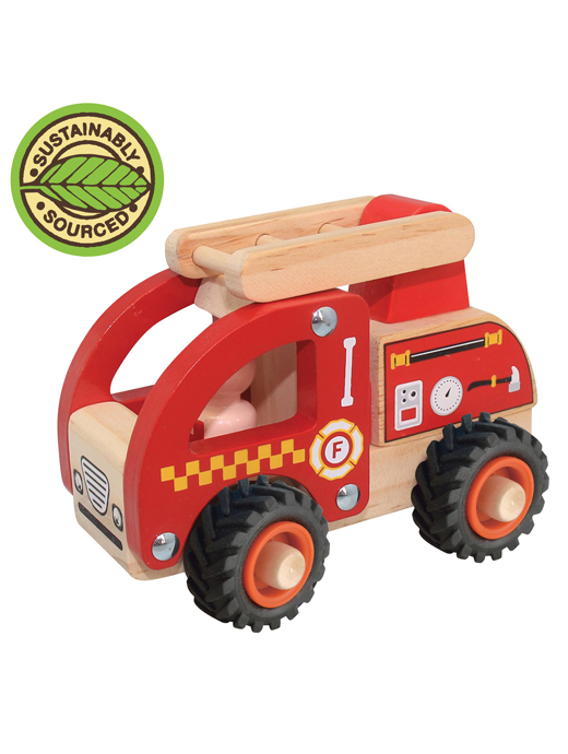 House of Marbles Wooden Brrm-Brrms Emergency Vehicles