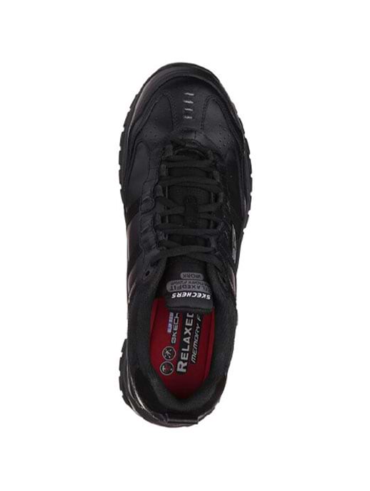 Skechers Men s Work Relaxed Fit Soft Stride Grinnell Comp Toe Black