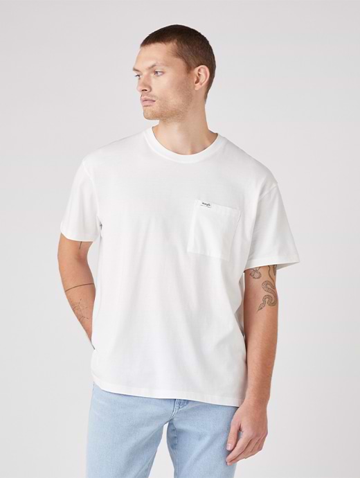 Wrangler Men's Sundown T-Shirt Vintage White