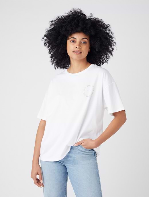 Wrangler Women's Girlfriend T-Shirt White