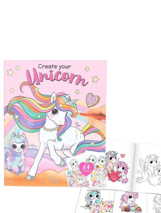 Yivi Create Your Unicorn Colouring Book 