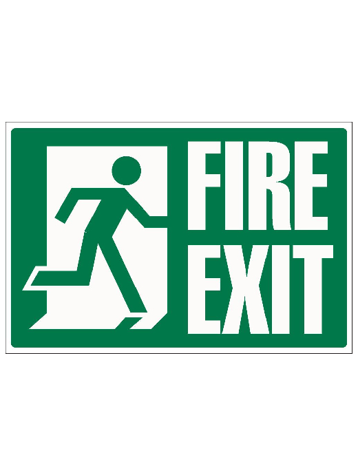 Raymac Fire Exit Sign 