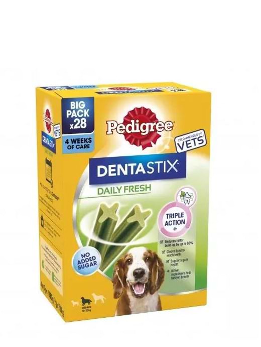 Pedigree dentastix fresh bites shop