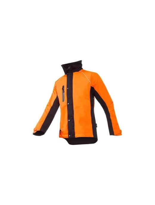 SIP Keiu rain jacket, orange-black