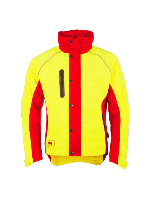 SIP Keiu rain jacket, yellow-red