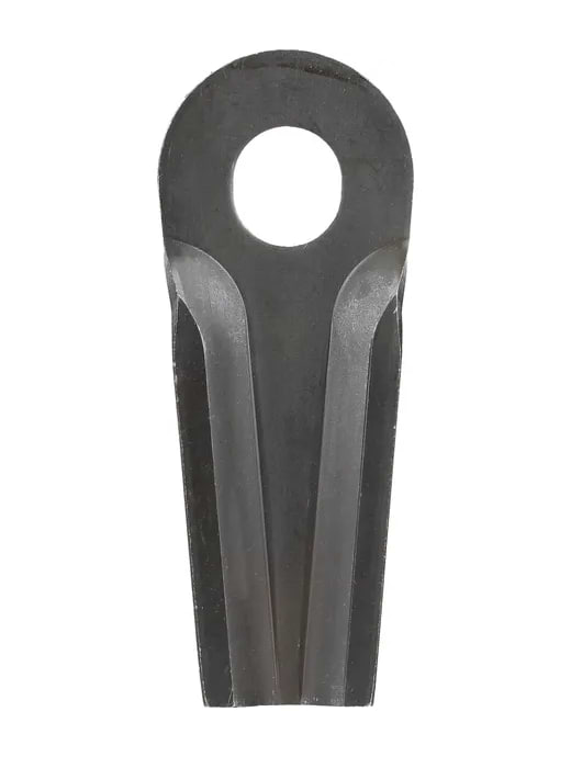Kramp Mower blade LH/RH 128x50mm, 35x4mm oval bore 23.0x20.5mm Suitable for Taarup 25 pack