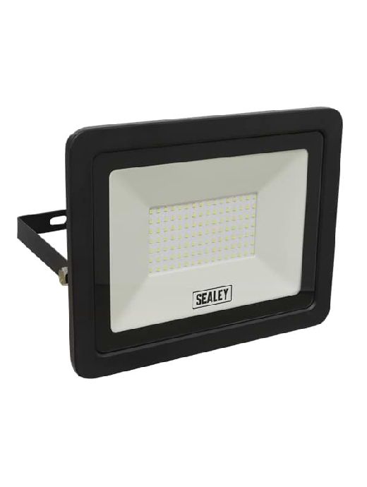 Sealey 100W SMD LED Extra Slim Floodlight with Wall Bracket