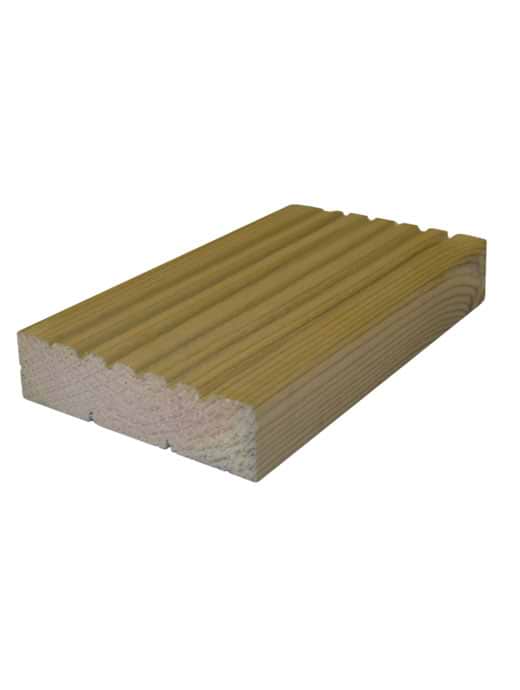 Timber Decking Sample EX 38x125mm (Fin 32x120mm) - 150mm