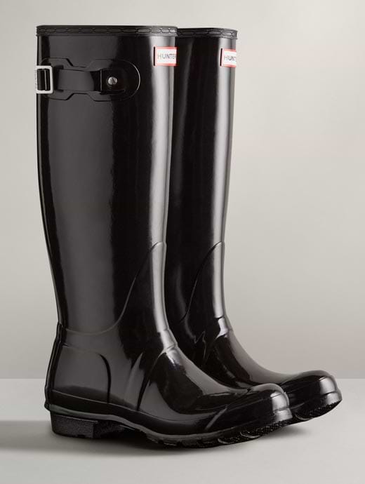 Hunter Women's Original Tall Gloss Boot Black