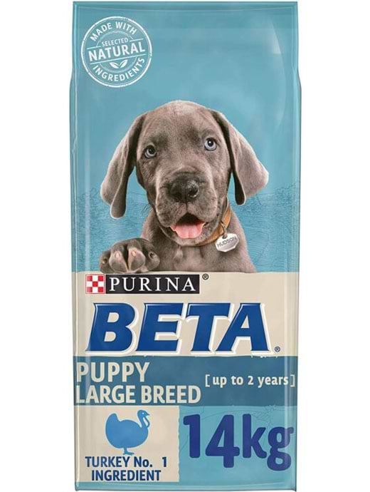 Purina beta large store breed dog food