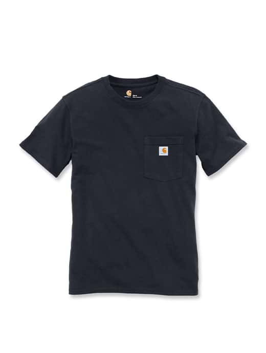 Carhartt Loose Fit Heavyweight Short-Sleeve K87 Pocket T-Shirt Black