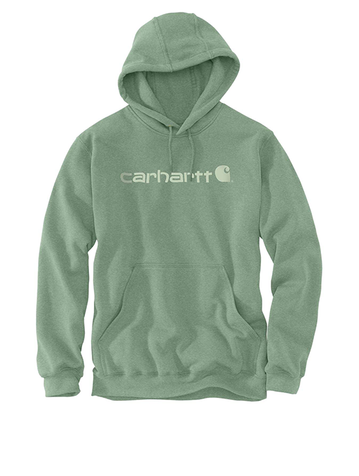 Carhartt Loose Fit Midweight Logo Graphic Sweatshirt Loden Frost Heather