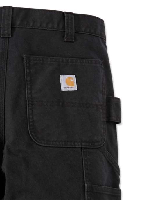 Men's Carhartt Rugged Flex Relaxed Fit Canvas Work Pant in Gravel 33 / 34