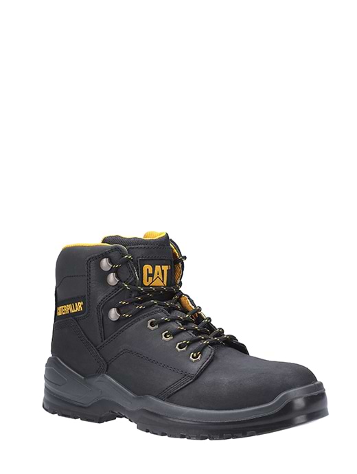 Caterpillar Unisex Striver Lace Up Injected Safety Boot Black DFS