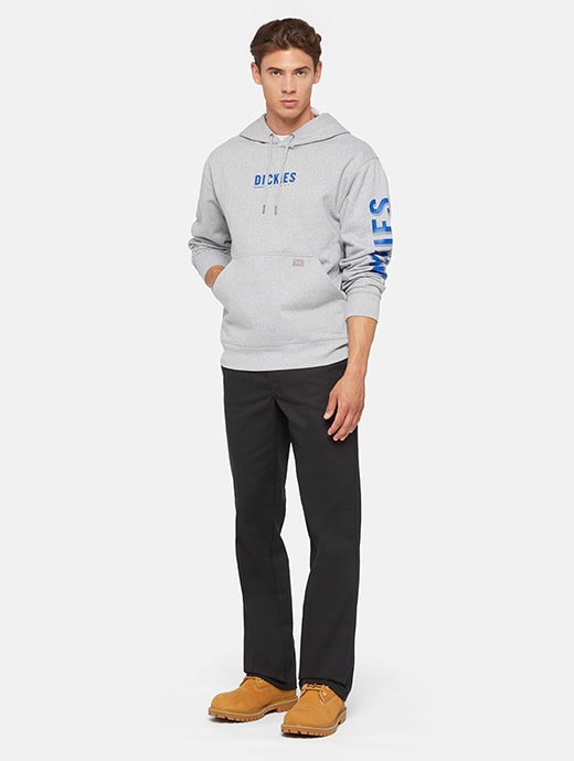 Dickies Men s Graphic Pullover Fleece Grey Griggs Agri