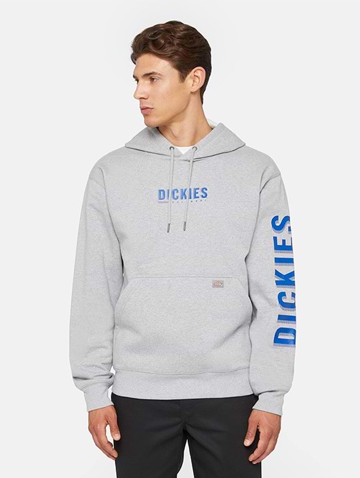 Dickies Men's Graphic Pullover Fleece Grey