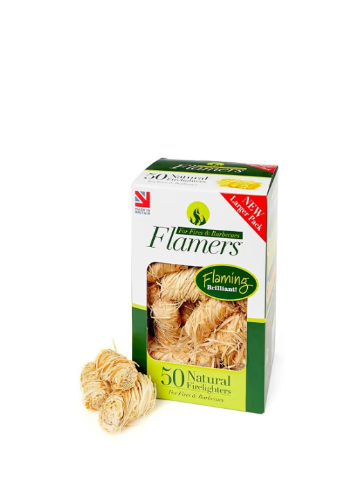 Flamers Natural Firelighters 50 Pack