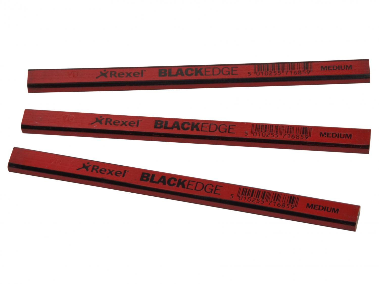 Blackedge Carpenter's Pencil Medium Red