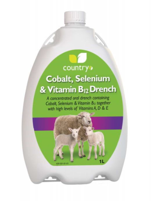 Country UF Sheep Cobalt, Selenium & Vitamin B12 Drench