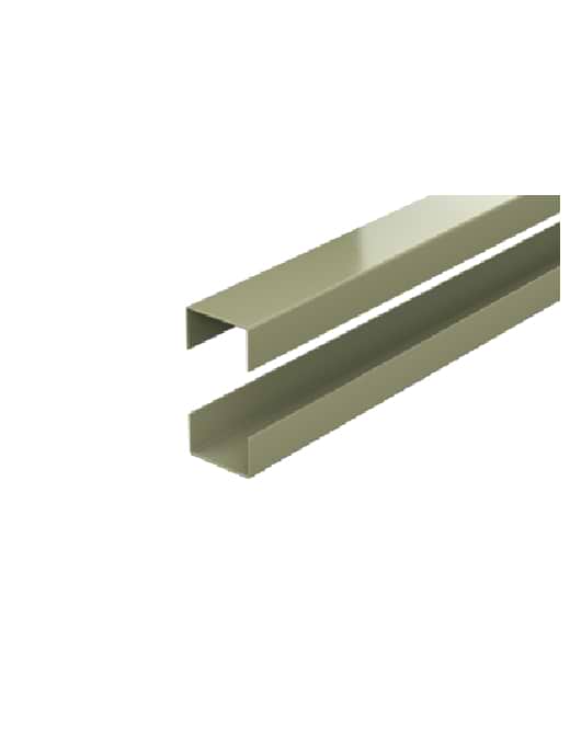 DuraPost® Urban Rail For Composite Panels Olive Grey