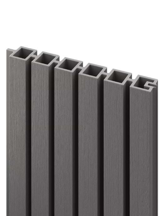 DuraPost® 6Ft Urban Slatted Composite Boards Anthracite grey