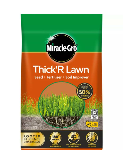 Miracle-Gro® Thick'R Lawn Seed Fertiliser 150m2
