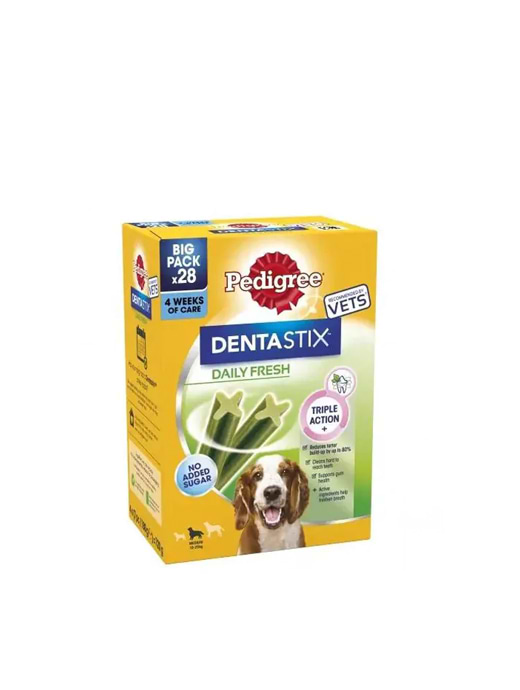 Pedigree Dentastix Fresh Adult Medium Dog Dental Chews 28pk