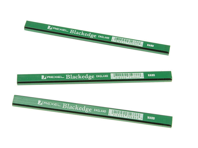 Blackedge Carpenter's Pencil Hard Green