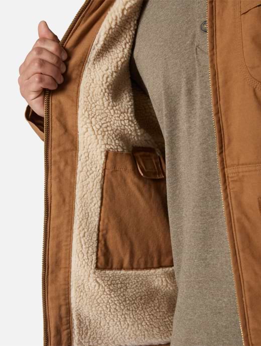 Mens tan hotsell sherpa lined jacket