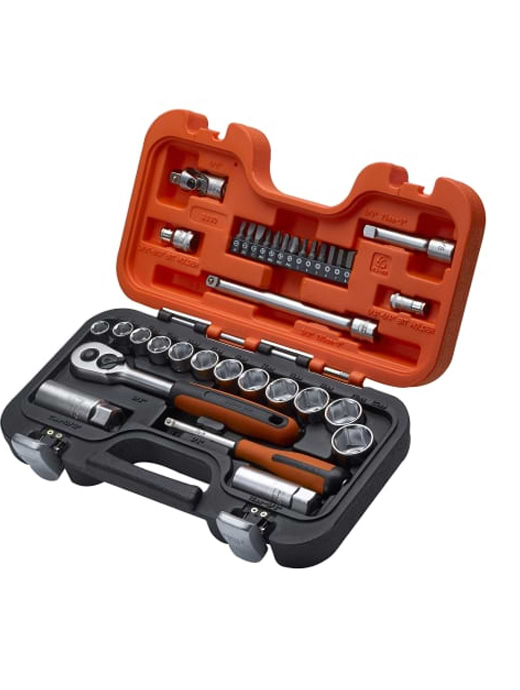 Bahco 34 piece online socket set
