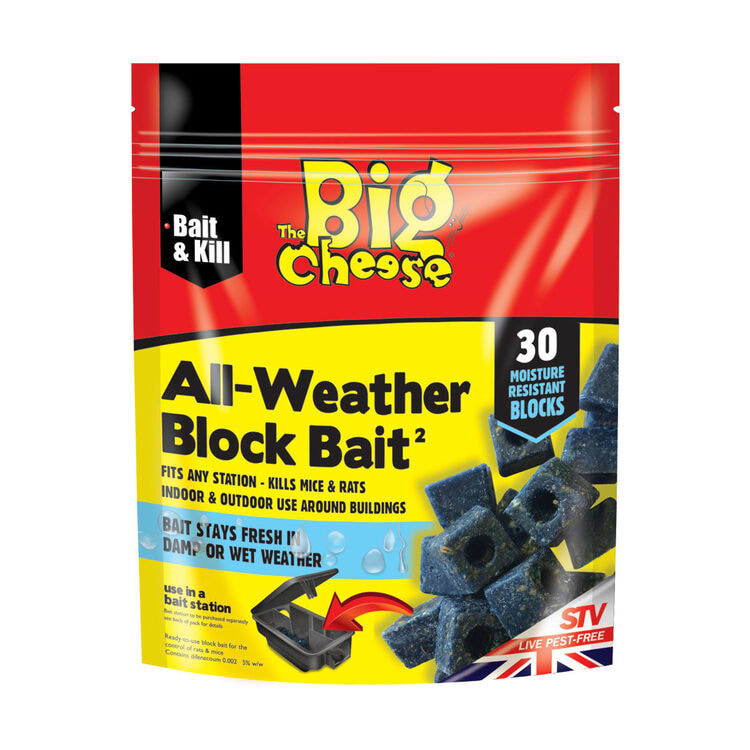 The Big Cheese STV All Weather Block Bait2 30x10g