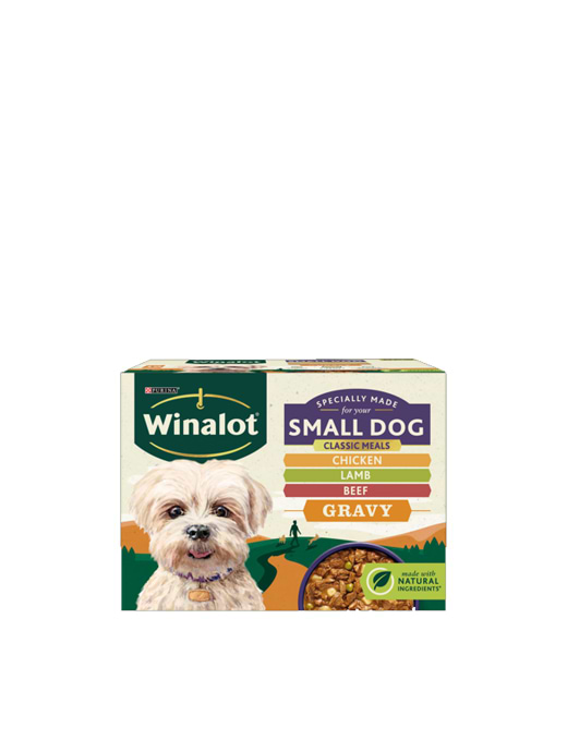 Winalot Meaty Chunks Mixed In Gravy Small Dog Wet Food Pouches x12