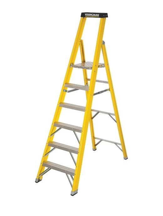 Youngman 527458 Fibreglass Trade Steps 8 Tread Griggs Agri