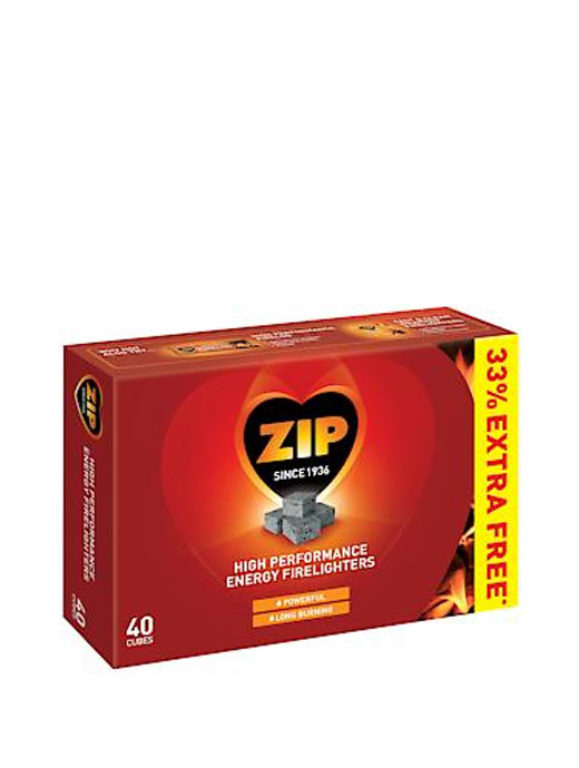 ZIP Firelighters Block Pack Of 40