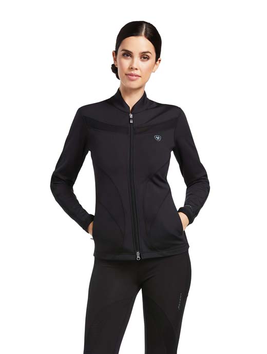 Ariat Women's Ascent Full Zip Sweatshirt Black 