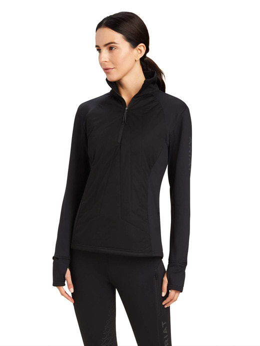 Ariat Women's Venture 1/2 Zip Sweatshirt Black 