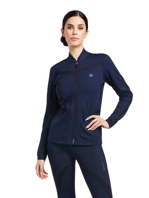 Ariat Women's Ascent Full Zip Sweatshirt Navy 