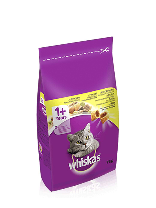 Whiskas 1+ Complete Chicken Dry Cat Food 7KG